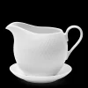 Lyngby Porcelæn Sausesnebb*Rhombe Sausekanne 67 cl hvit