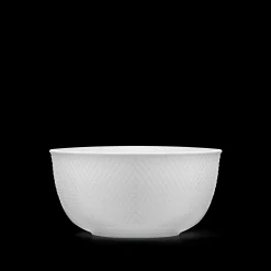 Lyngby Porcelæn Serveringskåler*Rhombe Serveringsskål Ø22 cm hvit