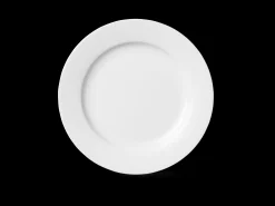 Lyngby Porcelæn Lunsjtallerkener|Servise*Rhombe Tallerken Ø23 cm hvit
