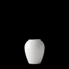 Lyngby Porcelæn Vaser Og Urtepotteskjulere*Rhombe Vase H16.5 hvit porselen