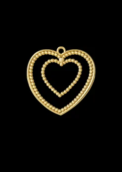 Rosendahl Julepynt|Julepynt*Ball Heart H7 forgylt