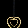 Rosendahl Julepynt|Julepynt*Ball Heart H12 forgylt