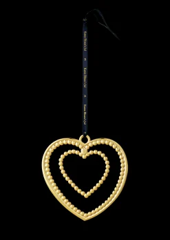 Rosendahl Julepynt|Julepynt*Ball Heart H12 forgylt