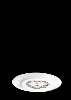 Rosendahl Lunsjtallerkener|Servise*GC Cottage Tallerken Ø19.5 cm hvit m. deko