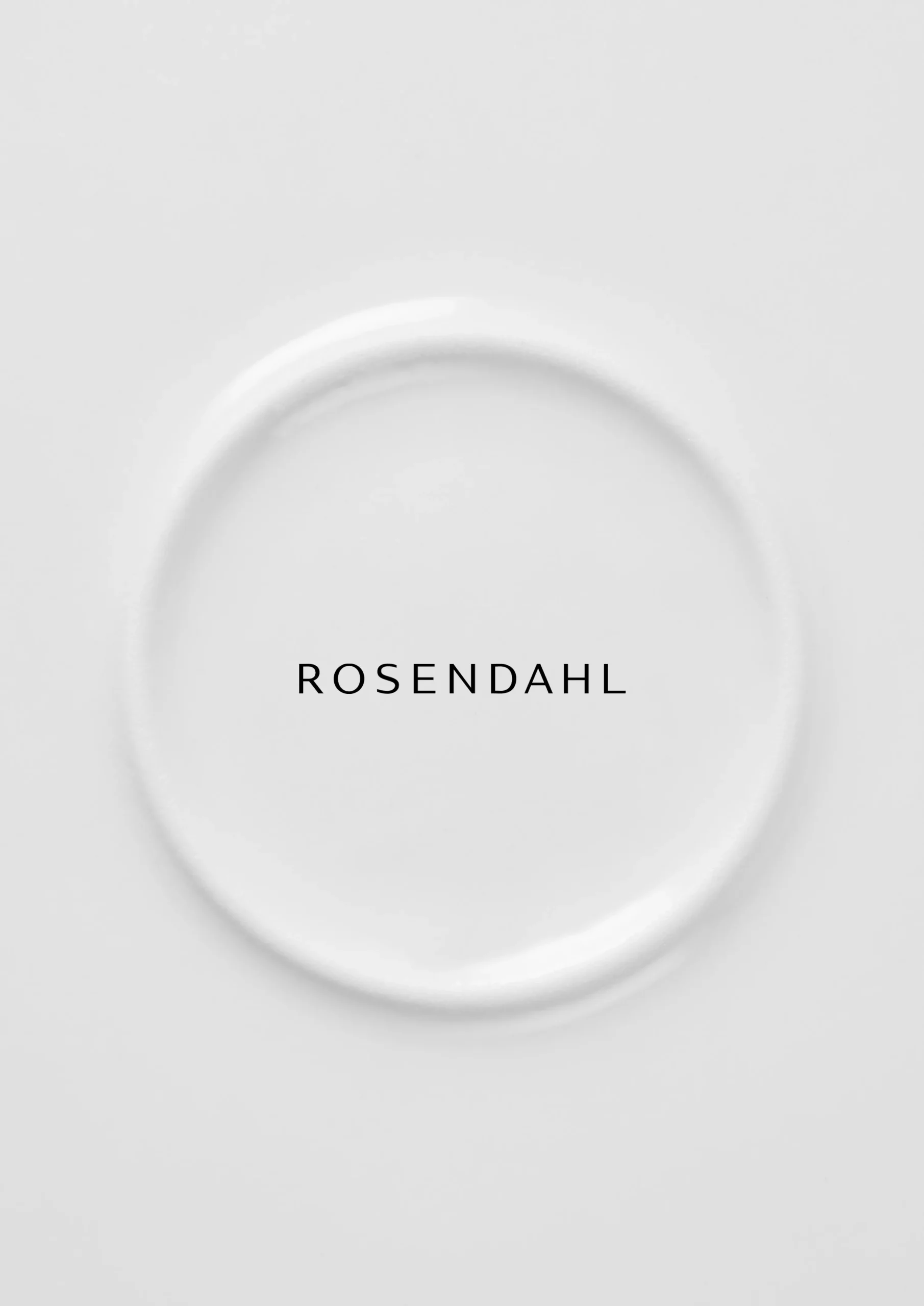 Rosendahl Middagstallerkner|Servise*GC Cottage Tallerken Ø27 cm hvit m. deko - Kjøp nå
