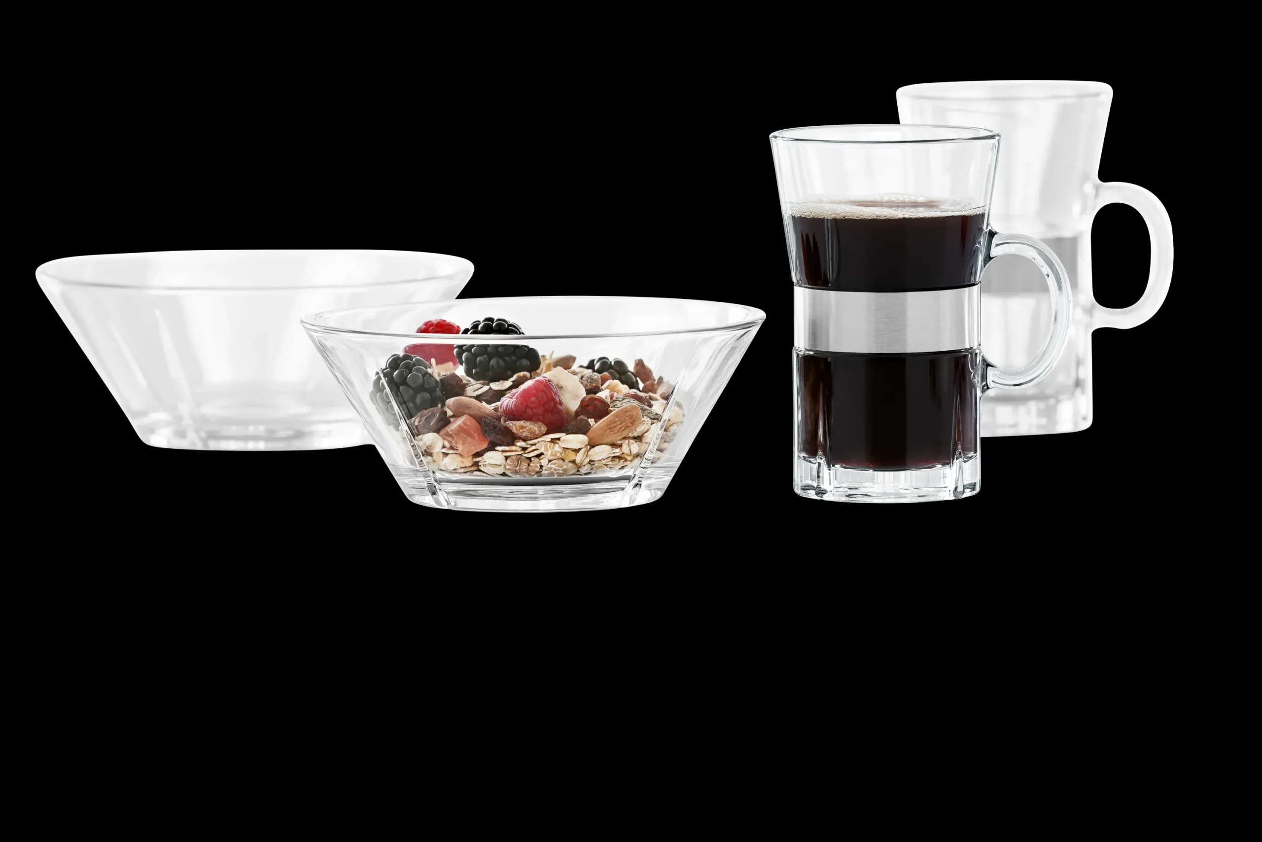 Rosendahl Serveringskåler*Gran Cru Frokostsett 2 pers.: Hot drink og skål