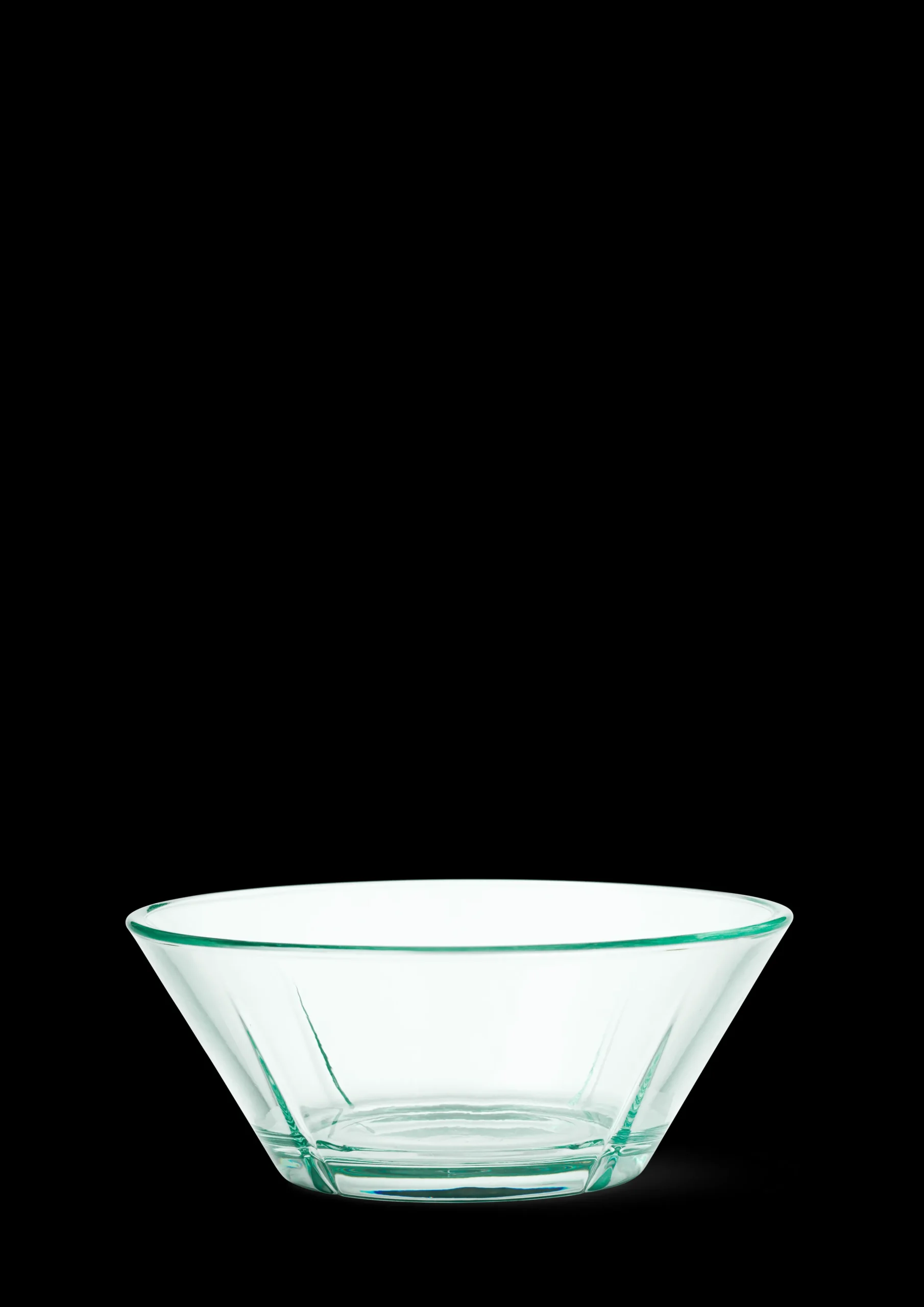 Rosendahl Serveringskåler*Gran Cru Recycled Glasskål Ø15 cm klart grønt