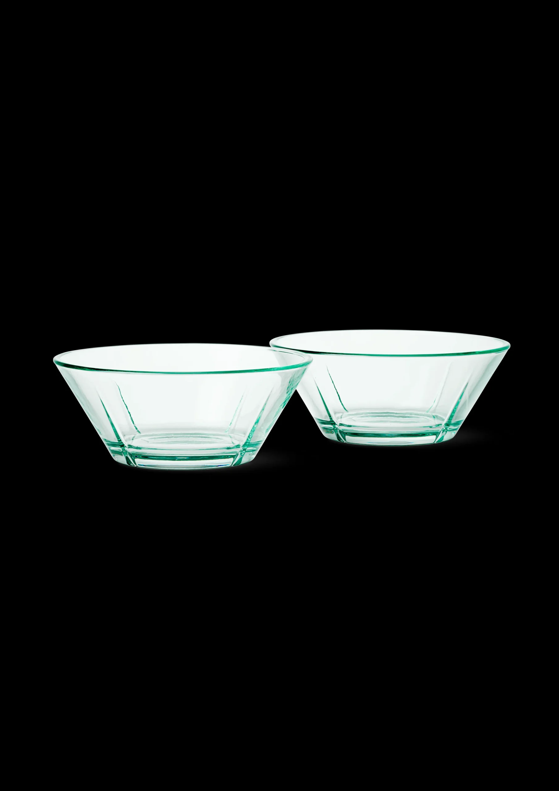 Rosendahl Serveringskåler*Gran Cru Recycled Glasskål Ø15 cm klart grønt