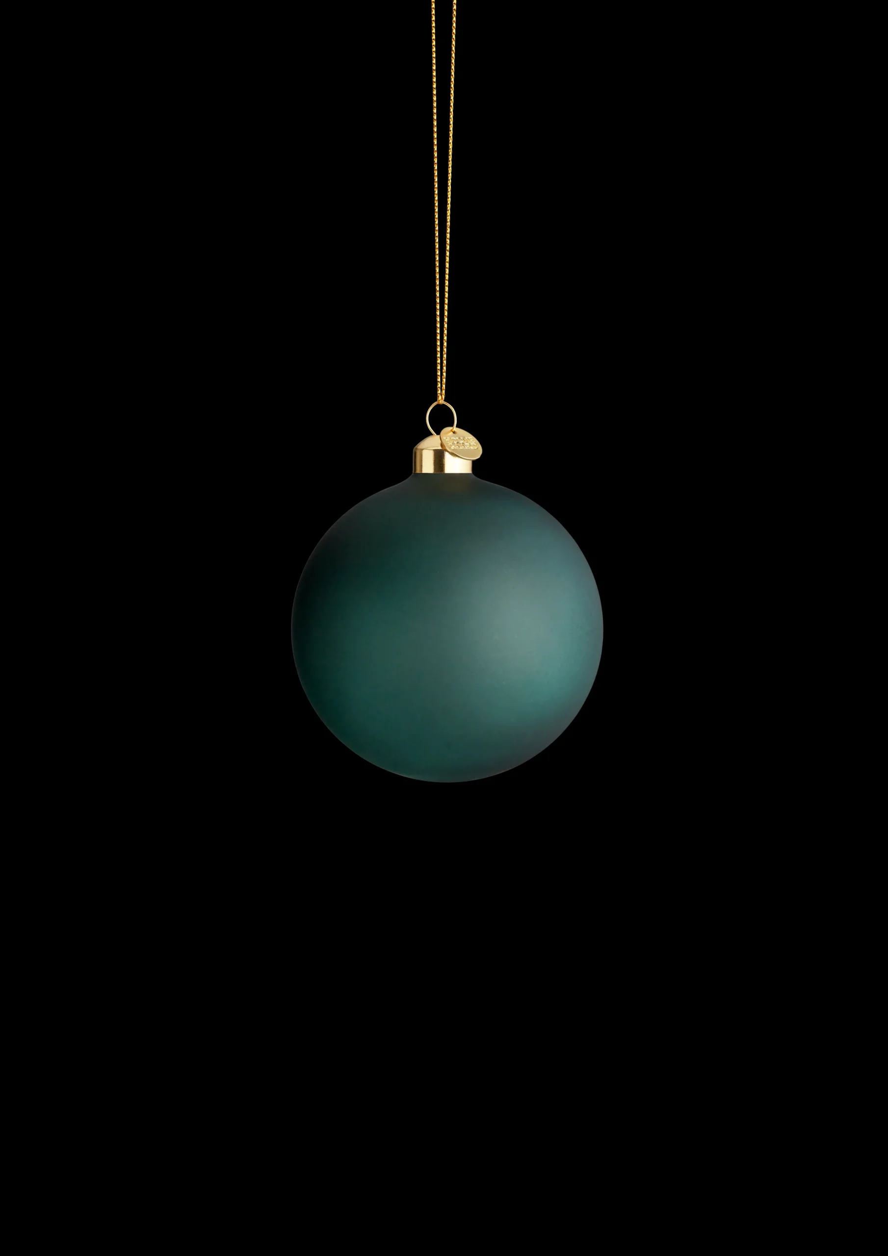 Holmegaard Julepynt|Julepynt*Souvenir Julekule Ø8 cm mørk grønn